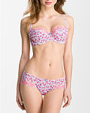 1501 TKD Lingerie Fashion Cleo Chloe Balconnet Underwired Bra Floral Print Thong F