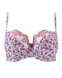 1501 TKD Lingerie Fashion Cleo Chloe Balconnet Underwired Bra Floral Print