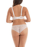 1507 TKD Lingerie Core Curvy Kate Ellace Balcony Bra White Brazilian Brief B