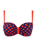 1508 TKD Lingerie Fashion Curvy Kate Plain Sailing Padded Balcony Bikini Ink Spot F