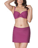 1608 TKD Lingerie Swimwear Curvy Kate Jetty Padded Balcony Bikini Cherry Berry Swim Skirt F