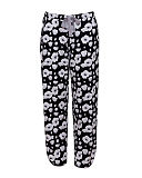 1712 TKD Lingerie Nightwear Cyberjammies Luna Floral Print Pant Black White