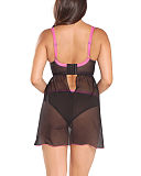 1712 TKD Lingerie Occassion Fashion Curvy Kate Dragonfly Black Pink Babydoll Brazilian B