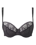 1801 TKD Lingerie Core Cleo Lucy Balconnet Bra Black F