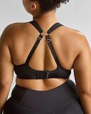 Activate Non Padded Moulded Sports Bra Black Chalk
