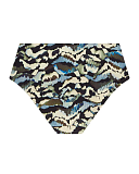 Adeje High Waist Pant Earthy Print TKD Lingerie Miss Mandalay CB1