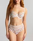 Allure Balcony Bra And Deep Brief Bloom TKD Lingerie Panache Fashion F1