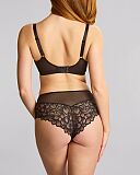 Allure Demi Plunge Bra And Deep Brief Black Latte