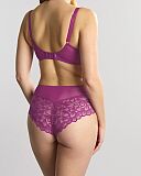 Allure Demi Plunge Bra And Deep Brief Magenta