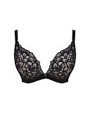 Allure Demi Plunge Bra Black Latte