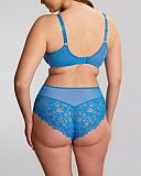 Allure Full Cup Bra And Deep Brief Azure Blue