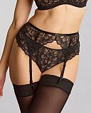 Allure Suspender Black Latte