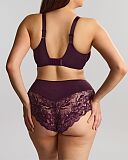 Amara Full Cup Bra And Deep Brief Plum