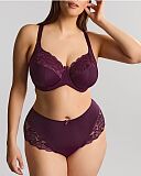 Amara Full Cup Bra And Deep Brief Plum