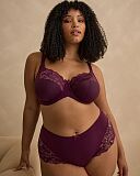 Amara Full Cup Bra And Deep Brief Plum