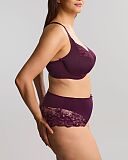 Amara Full Cup Bra And Deep Brief Plum