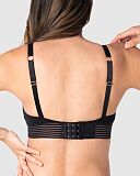 Ambition T Shirt Plunge Nursing Bra Black