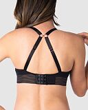 Ambition T Shirt Plunge Nursing Bra Black