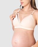 Ambition Triangle Maternity Bra And Brief Shell Pink