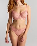 Amour Full Cup Bra And Brazilian Brief Pink Rose