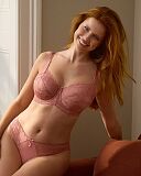 Amour Full Cup Bra And Brazilian Brief Pink Rose