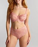 Amour Full Cup Bra And Deep Brief Pink Rose