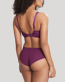 Ana Plunge Bra And Brief Damson TKD Lingerie Panache Fashion B1
