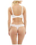 Andorra Full Cup Bra White Thong B