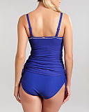 Anya Voyage Balconnet Tankini With Straps And Classic Pant Cobalt TKD Lingerie Panache Swim Fashion