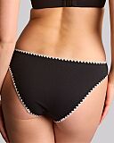 Aurora Brazilian Brief Aurora Black White TKD Lingerie Panache Swim Fashion B1