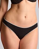 Aurora Brazilian Brief Aurora Black White TKD Lingerie Panache Swim Fashion F1