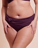 Beach Bliss High Leg Bikini Brief Mulberry