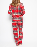 Belle Check Print Top And Print Pant Red Mix TKD Lingerie Cyberjammies WS2 Belle Check Print Top And Print Pant Red Mix TKD Lingerie Cyberjammies WS2