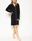 Beth Revere Jersey Nightshirt Black TKD Lingerie Cyberjammies Fashion F1