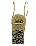 Black And Beige Beach Bag
