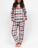 Blaze Brushed Check Pyjama Set Red Mix TKD Lingerie Cyberjammies Fashion F1 Blaze Brushed Check Pyjama Set Red Mix TKD Lingerie Cyberjammies Fashion F1