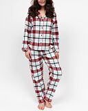 Blaze Brushed Check Pyjama Set Red Mix TKD Lingerie Cyberjammies Fashion F2 Blaze Brushed Check Pyjama Set Red Mix TKD Lingerie Cyberjammies Fashion F2