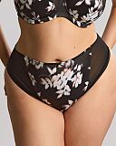 Bliss Brazilian Brief Black Floral