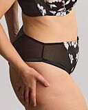 Bliss Brazilian Brief Black Floral
