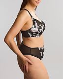 Bliss Full Bra And Brazilian Brief Black Floral