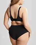 Bliss Full Cup Bra And Deep Brief Noir TKD Lingerie Sculptresse B1
