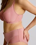 Bliss Full Cup Bra And Deep Brief Rose Pink