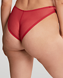 Blossom Brazillian Brief Raspberry TKD Lingerie Panache Fashion B1