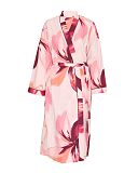 Blush Botanica Floral Print Long Dressing Gown Peach Mix