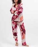 Blush Botanica Floral Print PJ Set Peach Mix