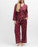 Blush Botanica Geo Print Pyjama Set Berry Mix