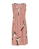 Bonnie Crane Bird Print Short Nightdress Pink Mix