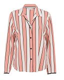 Bonnie Printed Stripe Pyjama Top Pink Mix