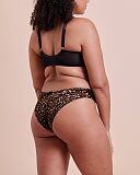 Boost Lace Padded Balcony Bra And Tanga Brief Leopard Print