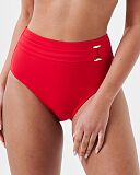Boudoir Beach High Waist Brief Red